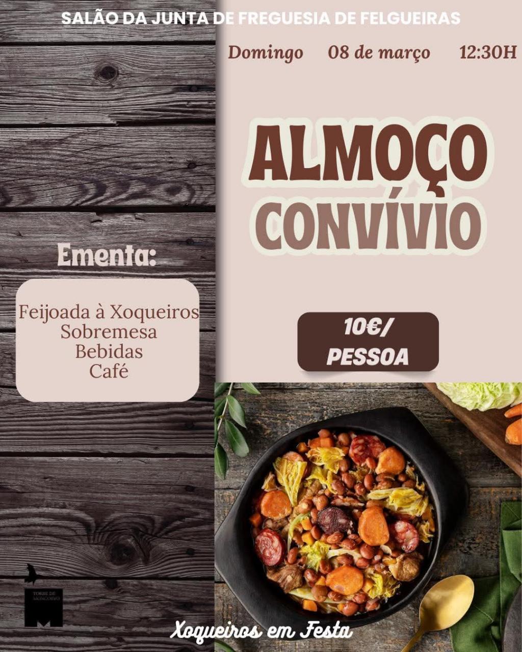 Almo&ccedil;o Conv&iacute;vio | Felgueiras